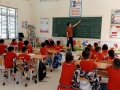Hoạt động trải nghiệm " Tham quan Trường Tiểu học của các bé 5 tuổi Trường mầm non Đông Thành