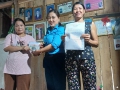 Trường mầm non Đông Thành thăm hỏi và tặng quà cháu La Văn Luyện , địa chỉ đỡ đầu năm 2023.